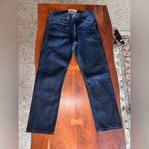 Levi's Made & Crafted Dark Blue Straight Jeans for Men